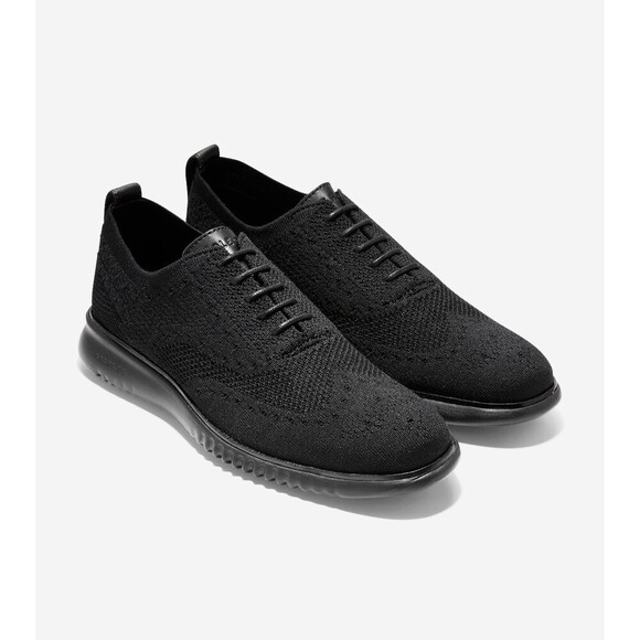 Cole Haan 2.ZERØGRAND Stitchlite C28527 Oxfords Men 7 Black Wingtip Shoes UWU106 main image 6